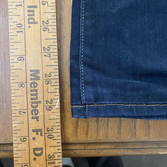 Raven Denim Women’s Jeans 27 Dark Wash Bootcut Made in USA Premium Designer - Picture 4 of 8